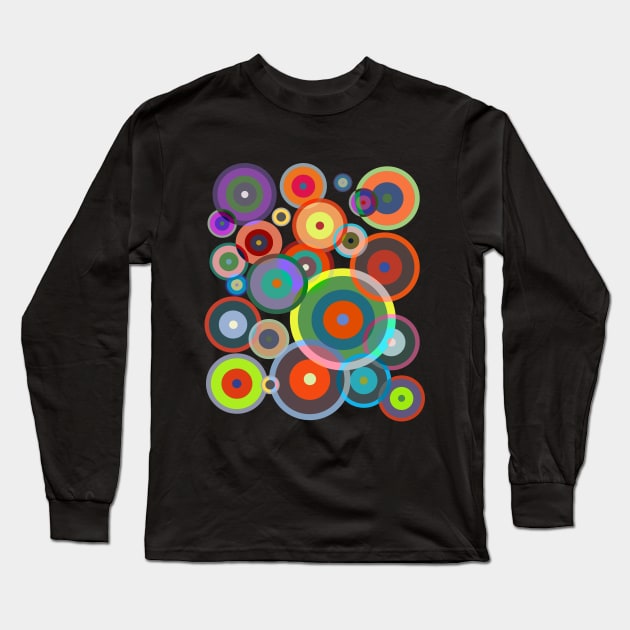 Op Art No. 201 Kandinsky Long Sleeve T-Shirt by RockettGraph1cs